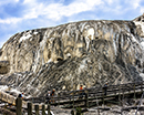 Mammoth Hot Springs Main Mound Wows Visitors