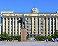 House of Soviets and Lenin Statue