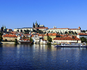 Prague Castle and Vltava River