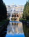 Peterhof Palace and Fountains outside St. Petersburg