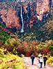 Zion National Park Waterfall Roars After Storm