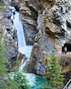 Johnston Canyon Waterfall
