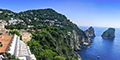 Augustus Garden View of the Faraglioni Rocks and Capri Coast