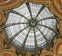 Galeries Lafayette Haussmann stained glass ceiling