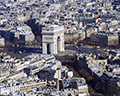 Arc de Triomphe viewed from Eiffel Tower
