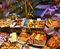 Colmar specialties including Foie Gras, Flammekueche,Tarte à l'Oignon