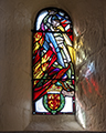 William Wallace leading Scots in Battle-Stained Glass Edinburgh Castle