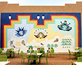Mural at Walatowa Jemez Pueblo Visitor Center