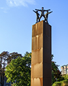 Monument to Czech Paratroopers who killed Heydrich