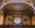 Great Synagogue Balcony and Stained Glass Window