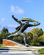 Communist Worker Statue-Memento Park