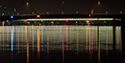 Millennium Brücke at night