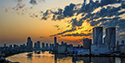 Sumida River Sunset with