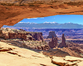 Mesa Arch and Mountain View