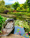 Claude Monet's Norweign Boat and Lily Jardin at Giverny