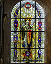 Sainte Mere Eglise Stained Glass Honoring Airborne
