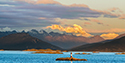 Beagle Channel Mountains and Lighthouse Glow