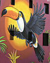 Curacao Wall Mural-Toucan