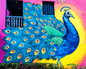 Curacao Wall Mural-Peacock