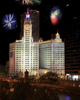 Wrigley Building at Fourth of July